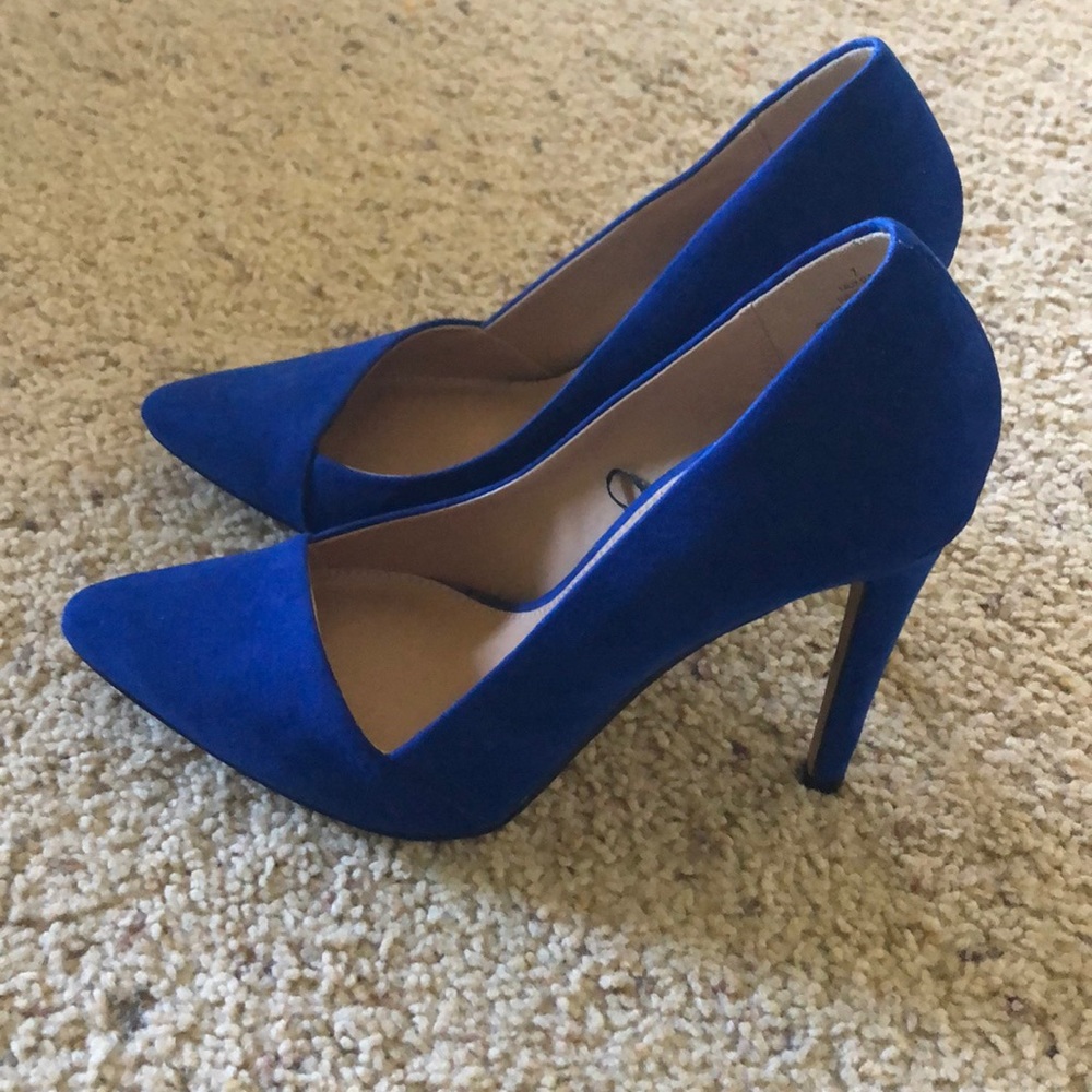 Adorable Express Blue heels - Picture 4 of 7